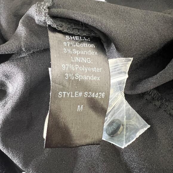 Mustard Seed Halter Black Mini Dress Romper Tiered Ruffle Y2K Goth Scene Medium - Picture 9 of 10